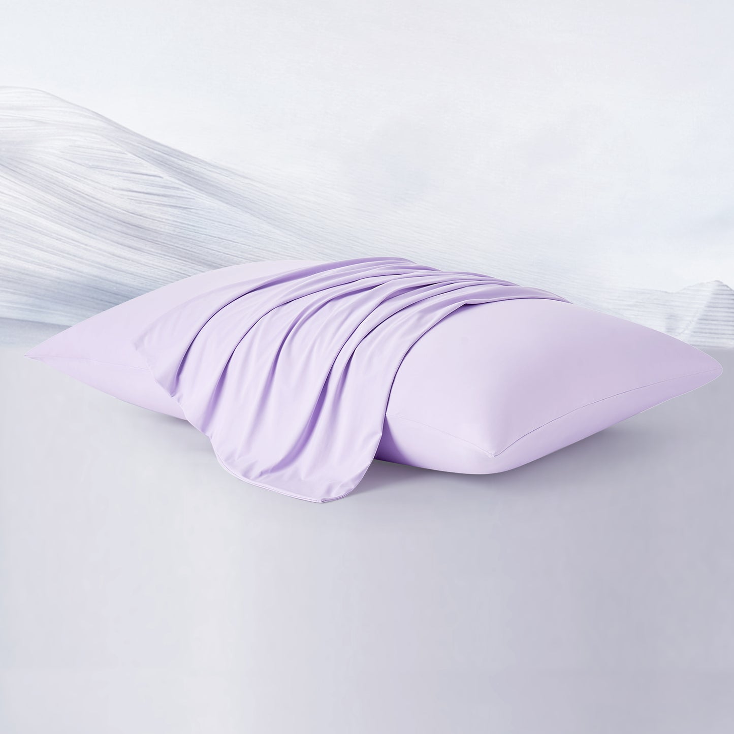 2Pcs Dream Valley® Cooling Envelope Pillowcases Set-Lavender