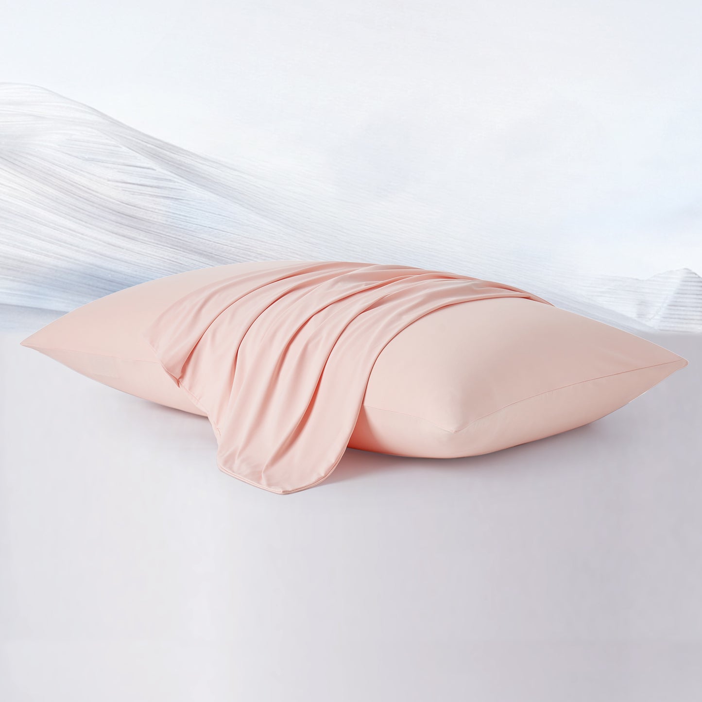 2Pcs Dream Valley® Cooling Envelope Pillowcases Set-Pink Blush