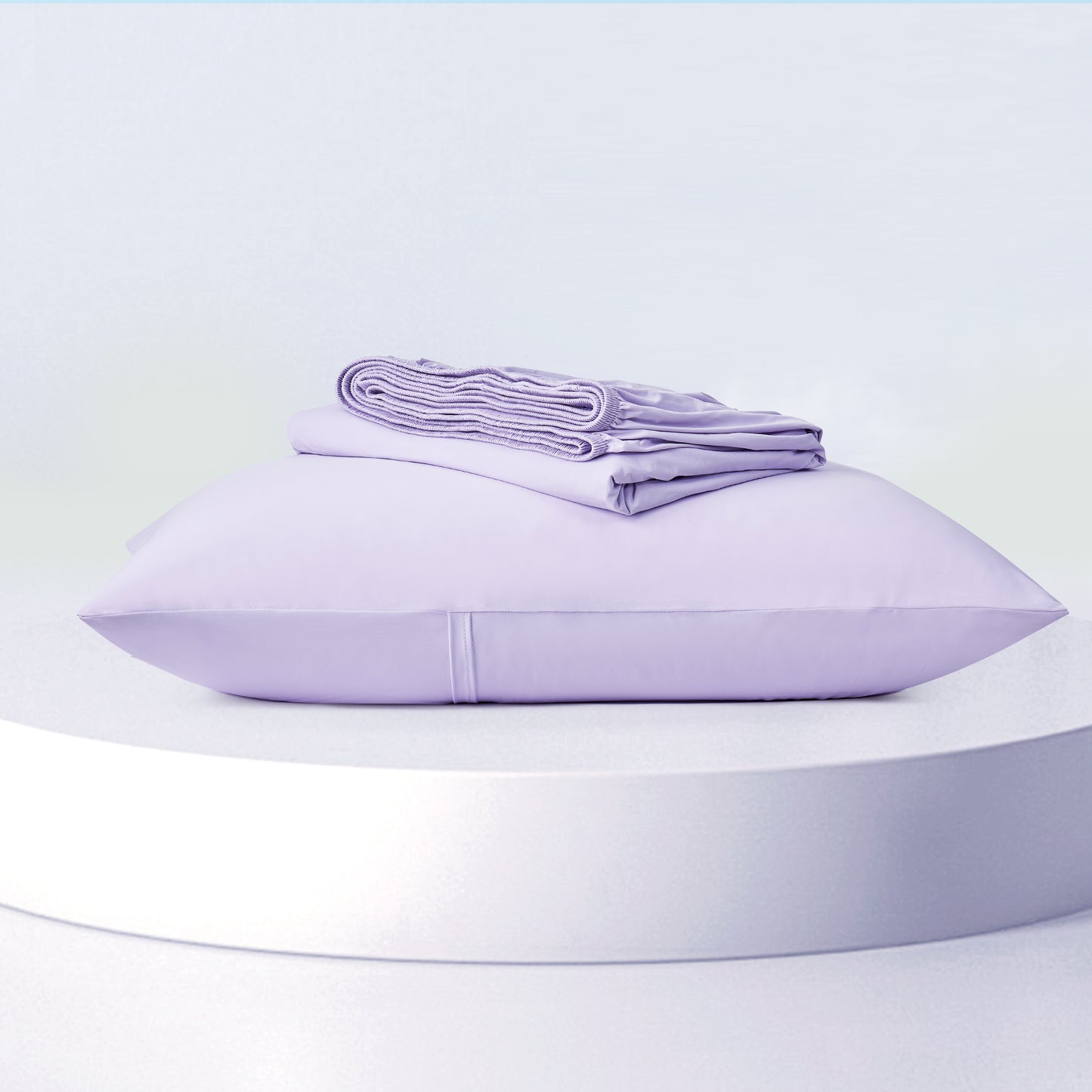 Dream Valley® Cooling Fitted Sheet with Pillowcase Set-Lavender