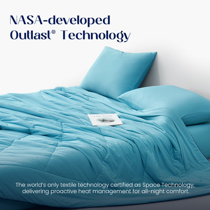 Dream Valley® Outlast® Deep Sleep Cooling Comforter/Blanket-Dream Blue