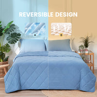 Airflow Breathable Cooling Blanket-Dark Blue