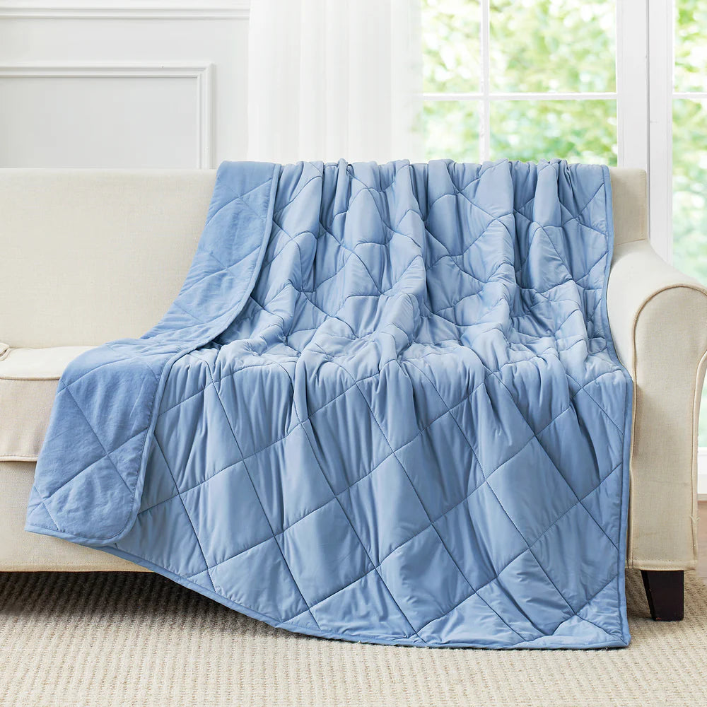 Airflow Breathable Cooling Blanket-Dark Blue