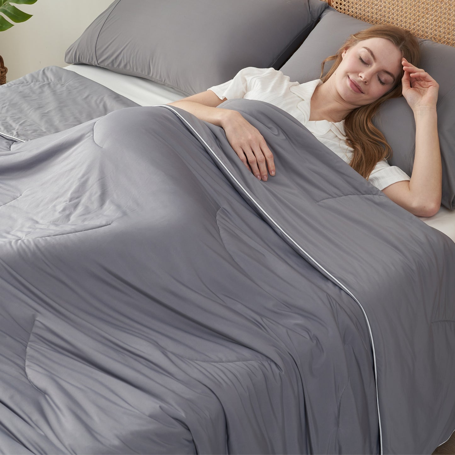 Cooli Double-sided Comforter-Dark Grey