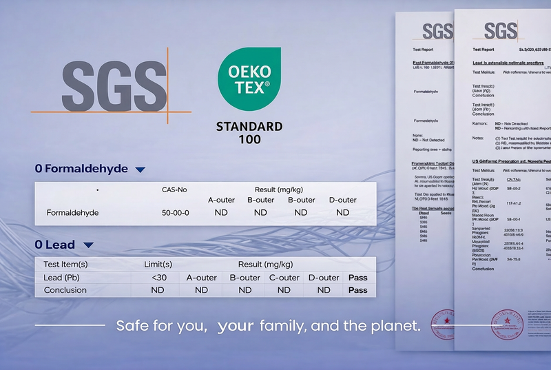 OEKO-TEX® & SGS Certified