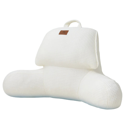 Cooling Waffle Knit Reading Pillow - Ivory