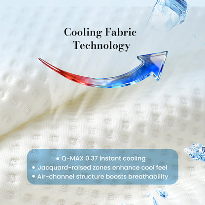 Cooling Waffle Knit Reading Pillow - Ivory