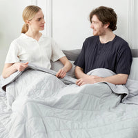 بطانية تبريد تسمح بمرور الهواء - رمادي بارد