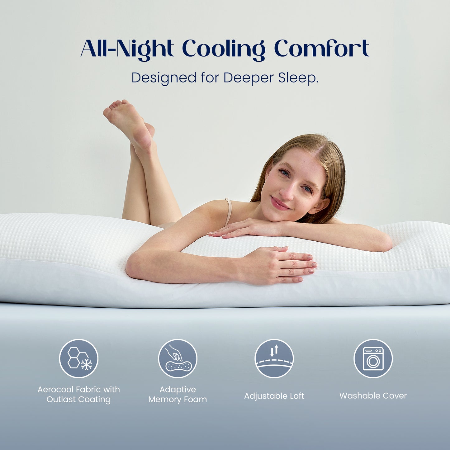 Dream Valley® Outlast® Dual-sided Cooling Body Pillow