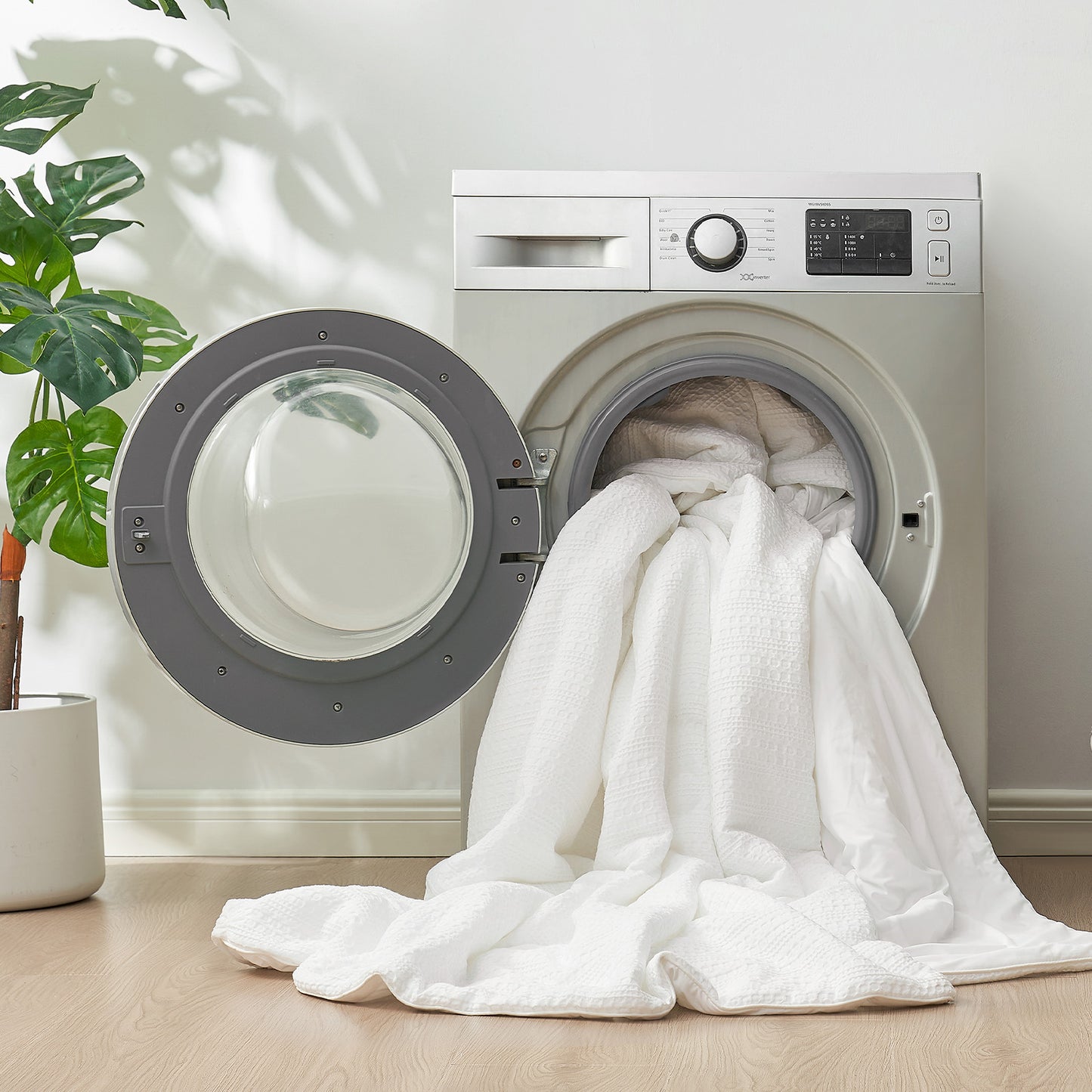 Waffle Dual-Sided Cooling Comforter-White