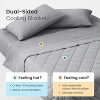 Airflow Breathable Cooling Blanket-Dark Grey
