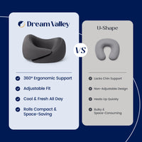 Dream Valley® Outlast® Cooling Travel Pillow