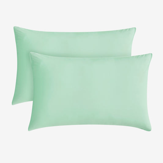 2Pcs Dream Valley® Cooling Envelope Pillowcases Set-Mint Macaron