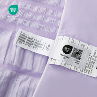 Seersucker Cooling Comforter-Lavender