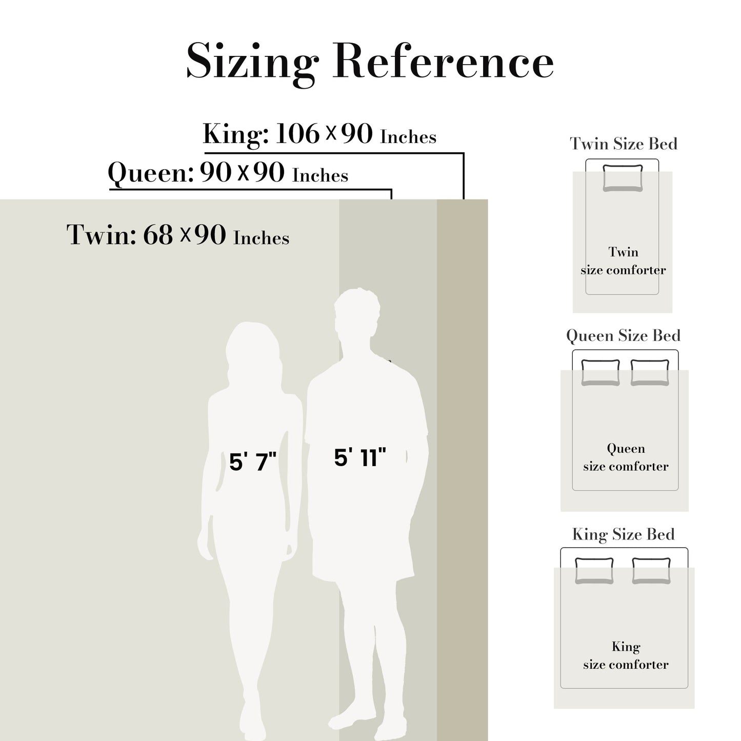 Striped Flannel Fleece Comforter Set-Ivory