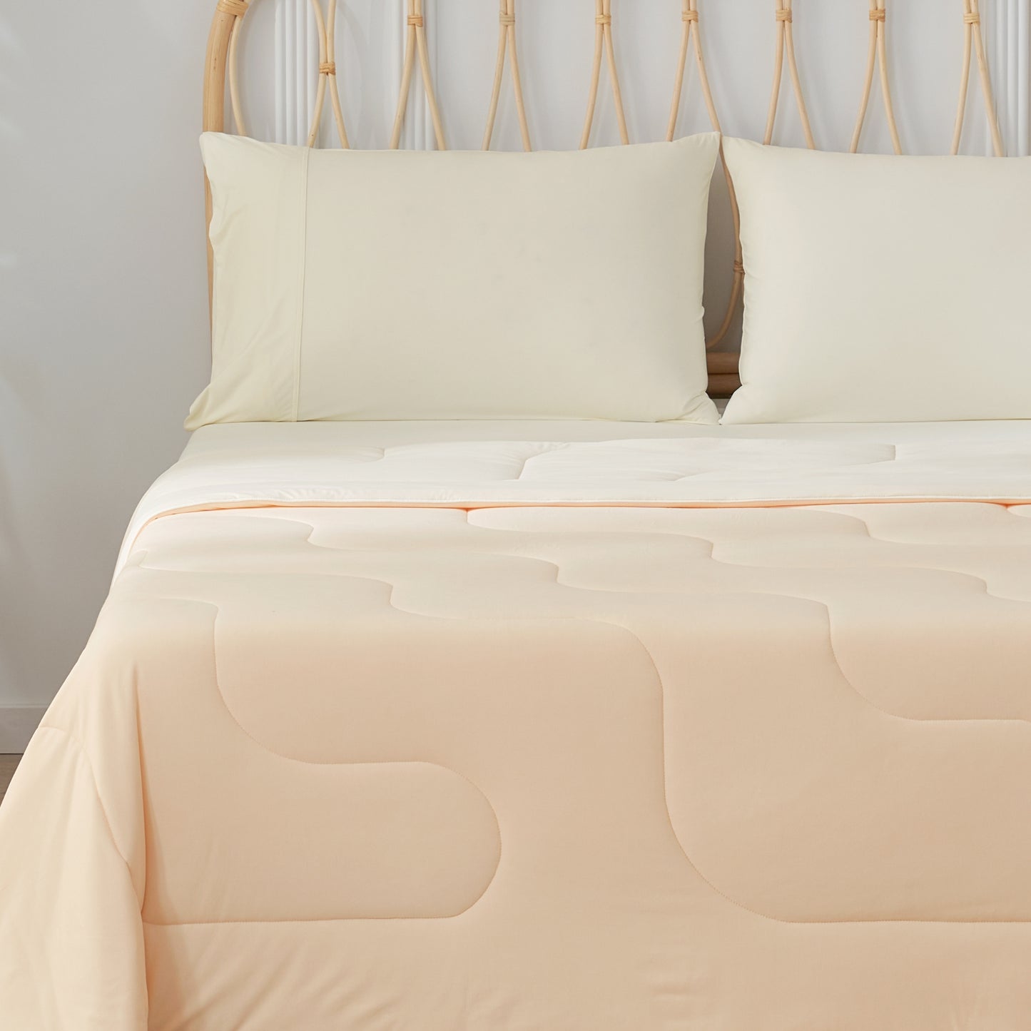 لحاف Sorona® من الألياف الطبيعية فائق التهوية - عاجي