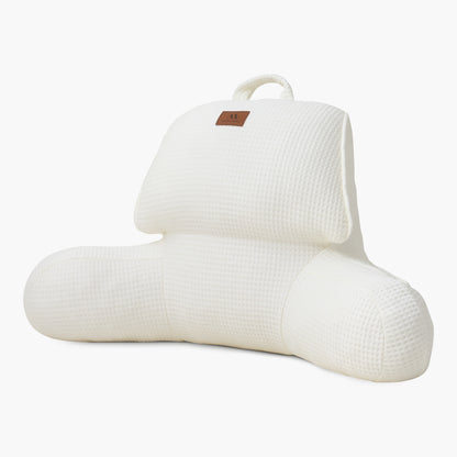 Cooling Waffle Knit Reading Pillow - Ivory
