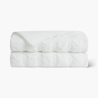 Seersucker Bubble Cooling Comforter-White
