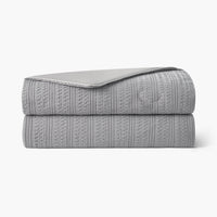 Waffle Dual-Sided Cooling Comforter-Grey