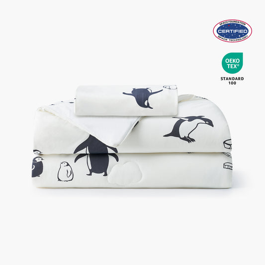 Dream Valley® Outlast® Kids Cooling Comforter-Antarctic Penguin