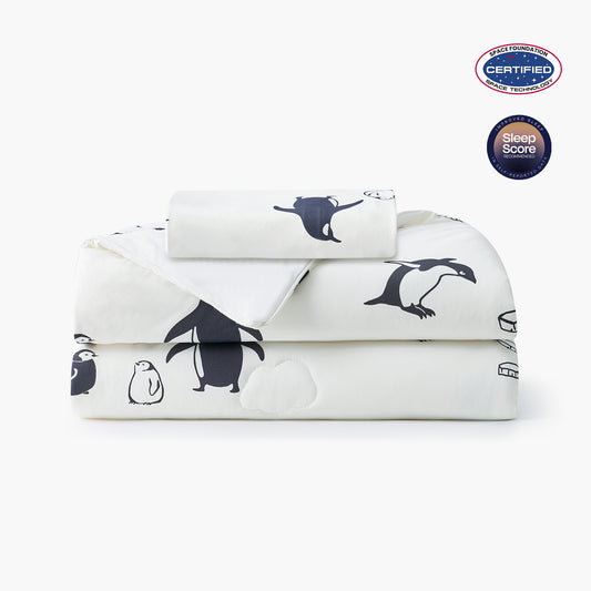 Dream Valley® Outlast® Kids Cooling Comforter-Antarctic Penguin