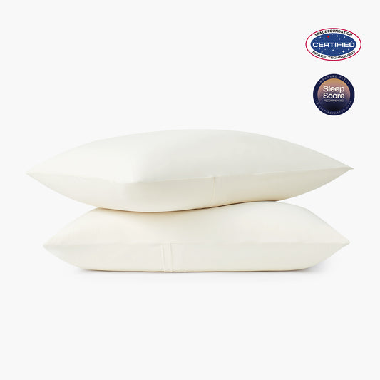 2Pcs Dream Valley® Cooling Envelope Pillowcases Set-Ivory