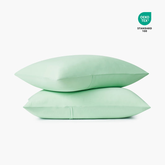 2Pcs Dream Valley® Cooling Envelope Pillowcases Set-Mint Macaron