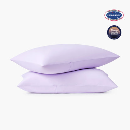 2Pcs Dream Valley® Cooling Envelope Pillowcases Set-Lavender