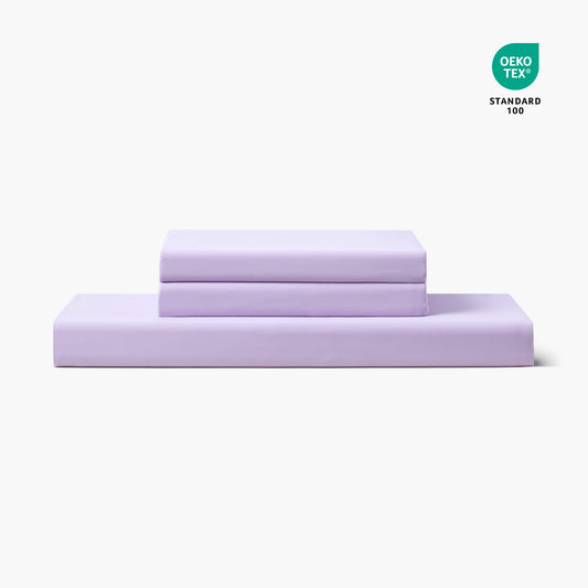 Dream Valley® Cooling Fitted Sheet with Pillowcase Set-Lavender