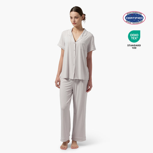 طقم بيجامة طويلة للنساء من Dream Valley® Outlast® 